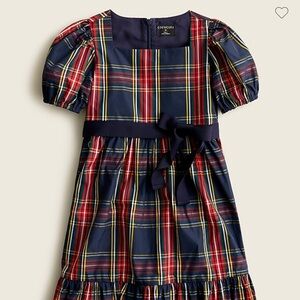 J. Crew/Crew cuts Girls Plaid Dress with Bow